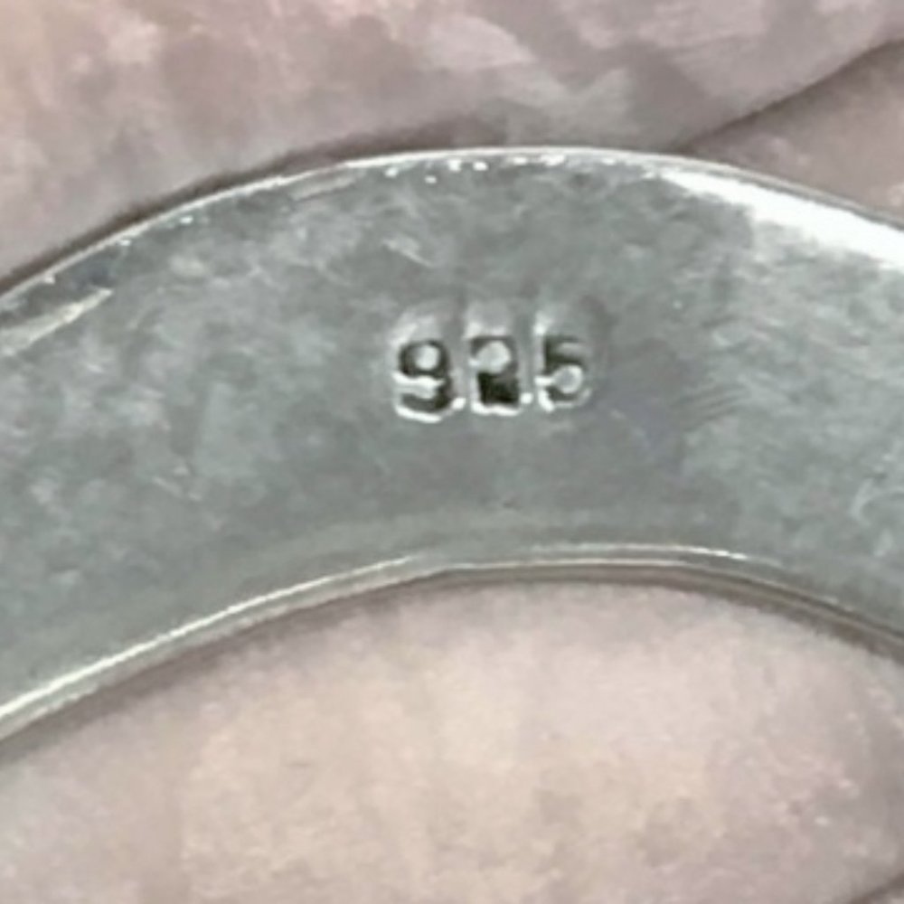 925 Sterling Silver Heavy Wavy Neck Collar Necklace Pendant Charm Choker - Picture 5 of 6